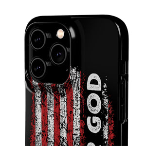 One Nation Under God American Flag - Snap Case Apple iPhone Case