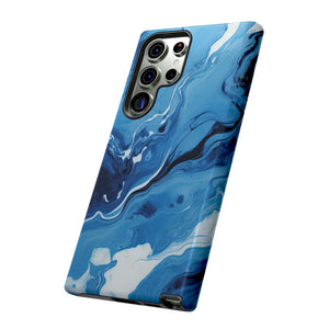 Blue Ocean Wave Marble - Tough Guard Samsung Galaxy Case