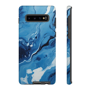 Blue Ocean Wave Marble - Tough Guard Samsung Galaxy Case