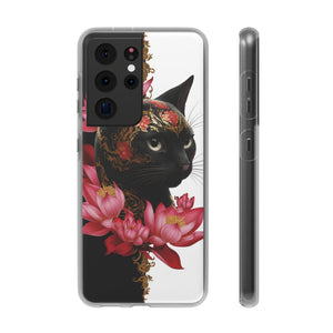 Yin & Yang Mystic Cat - Flexi Case Samsung Galaxy Case
