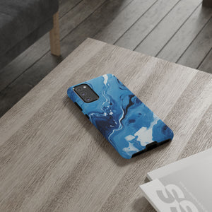 Blue Ocean Wave Marble - Tough Guard Samsung Galaxy Case