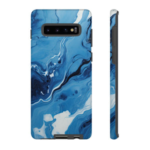 Blue Ocean Wave Marble - Tough Guard Samsung Galaxy Case