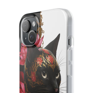 Yin & Yang Mystic Cat - Flexi Case Apple iPhone Case