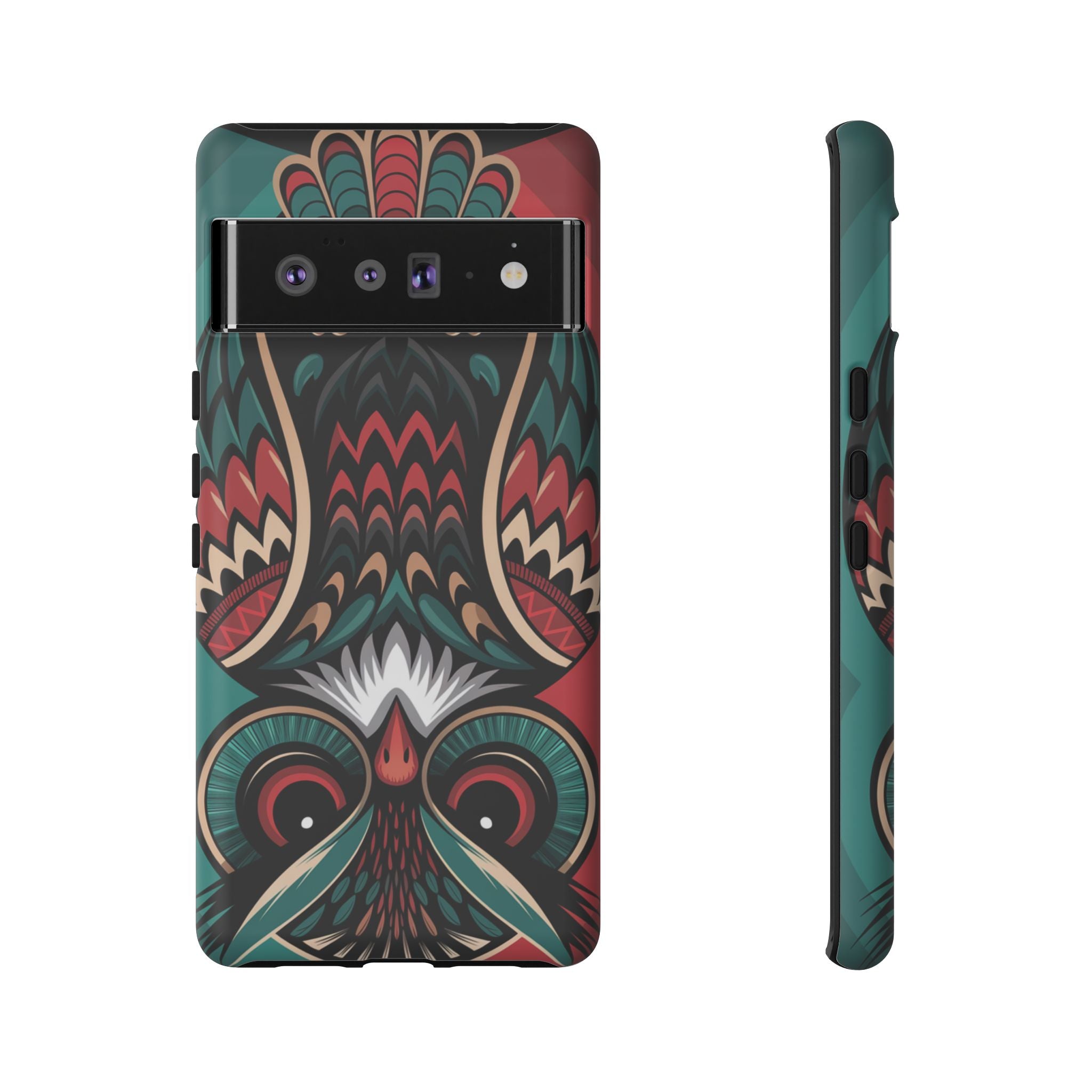 Majestic Haida Native American Owl  - Tough Guard Google Pixel Case