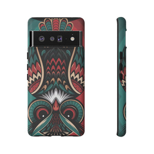 Majestic Haida Native American Owl  - Tough Guard Google Pixel Case