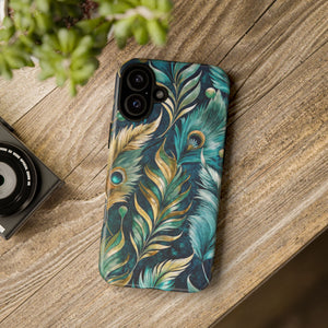 Peacock Feathers - Tough Guard Apple iPhone Case