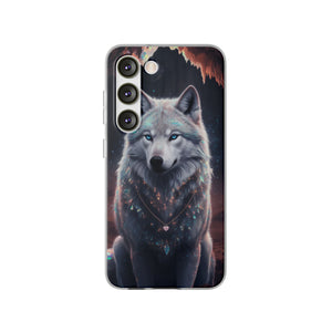 Majestic Guardian Wolf - Flexi Case Samsung Galaxy