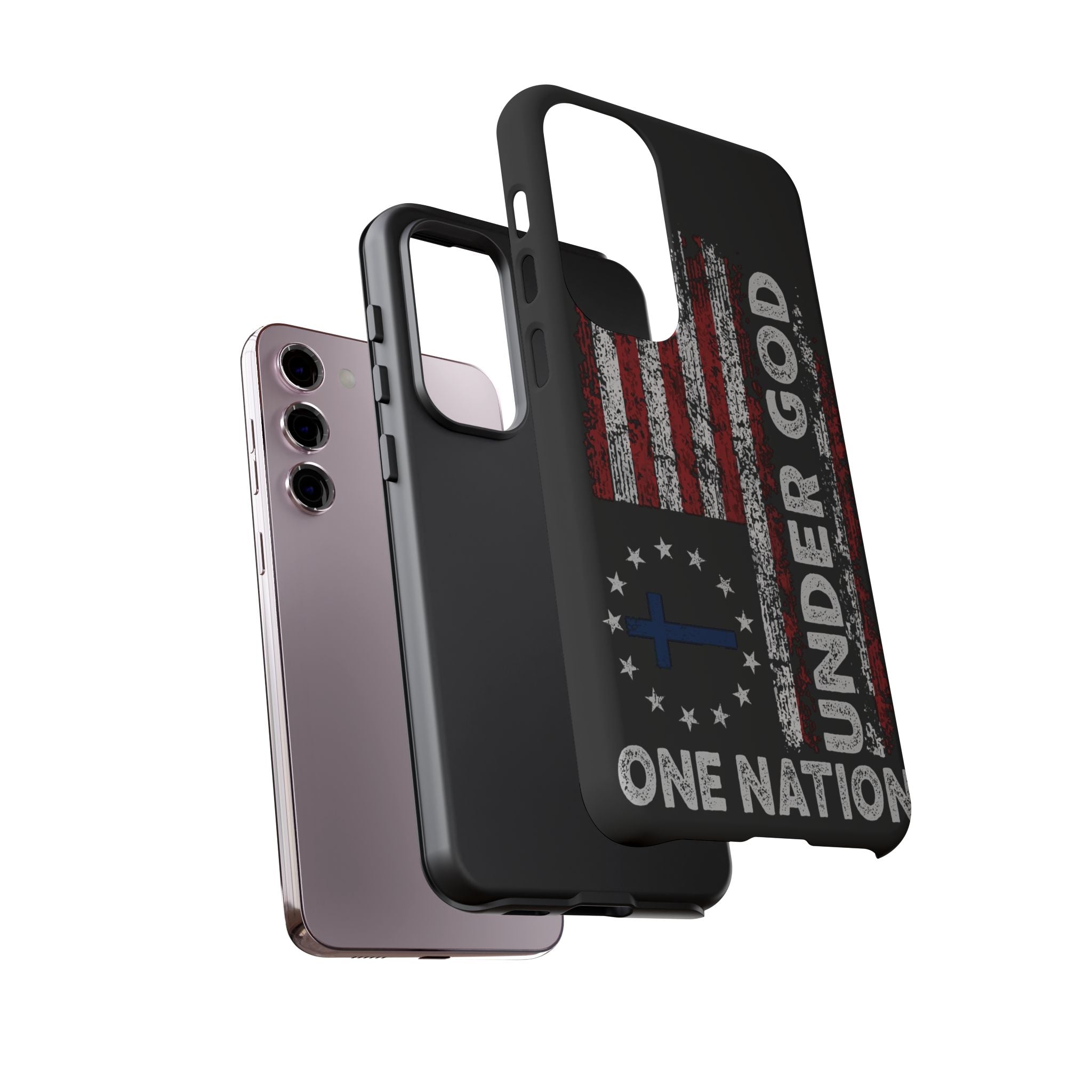 One Nation Under God American Flag - Tough Guard Samsung Galaxy Case