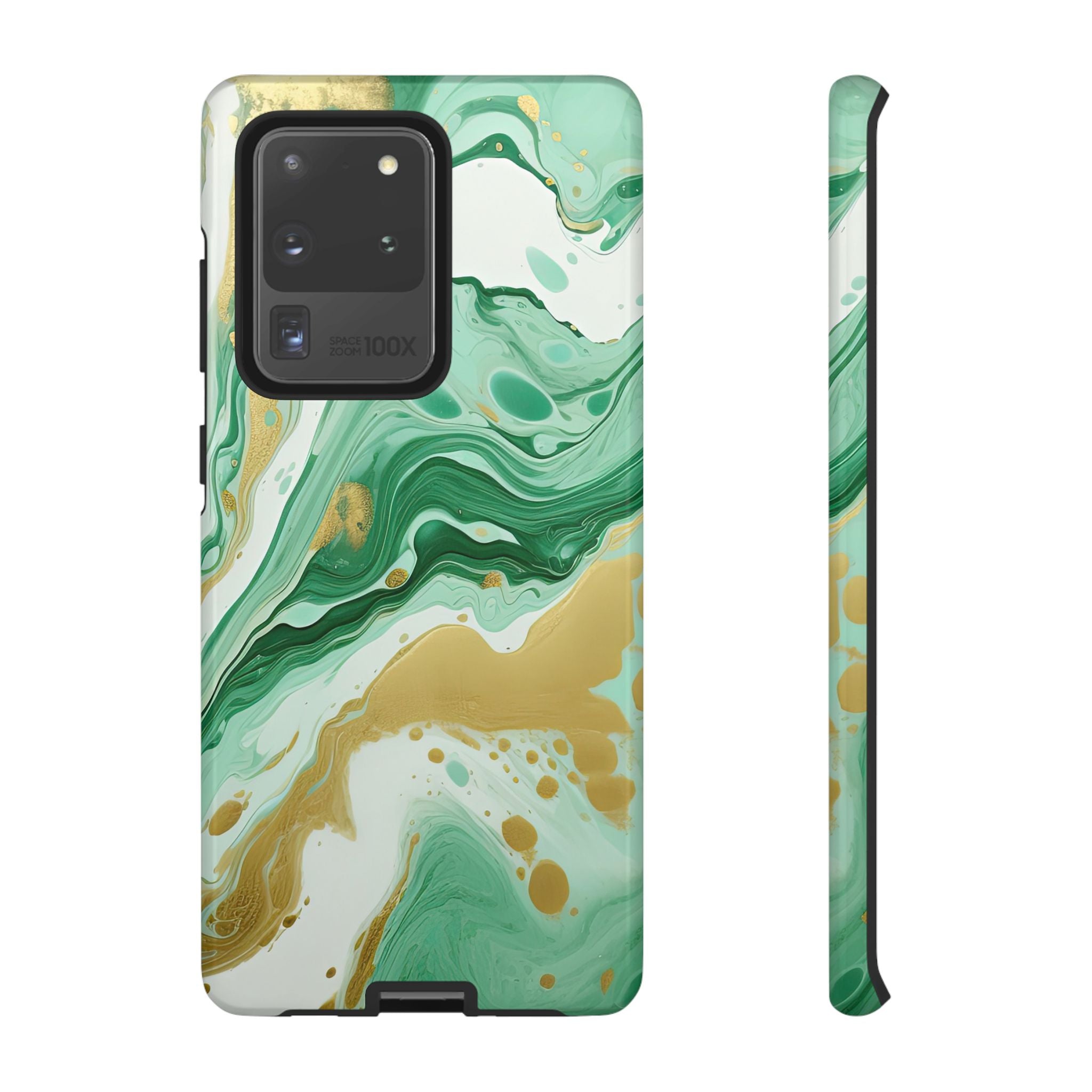 Emerald Gold Marble - Tough Guard Samsung Galaxy Case