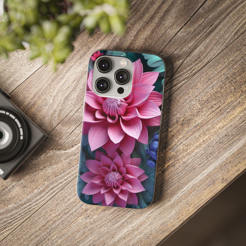 Tropical Pink Flower Flexi Case - Apple iPhone Case