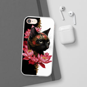 Yin & Yang Mystic Cat - Flexi Case Apple iPhone Case