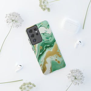 Emerald Gold Marble - Tough Guard Samsung Galaxy Case