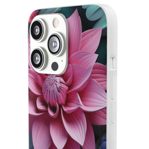 Tropical Pink Flower Flexi Case - Apple iPhone Case