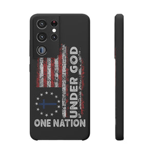 One Nation Under God American Flag - Snap Case Samsung Galaxy Case