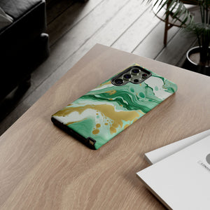 Emerald Gold Marble - Tough Guard Samsung Galaxy Case
