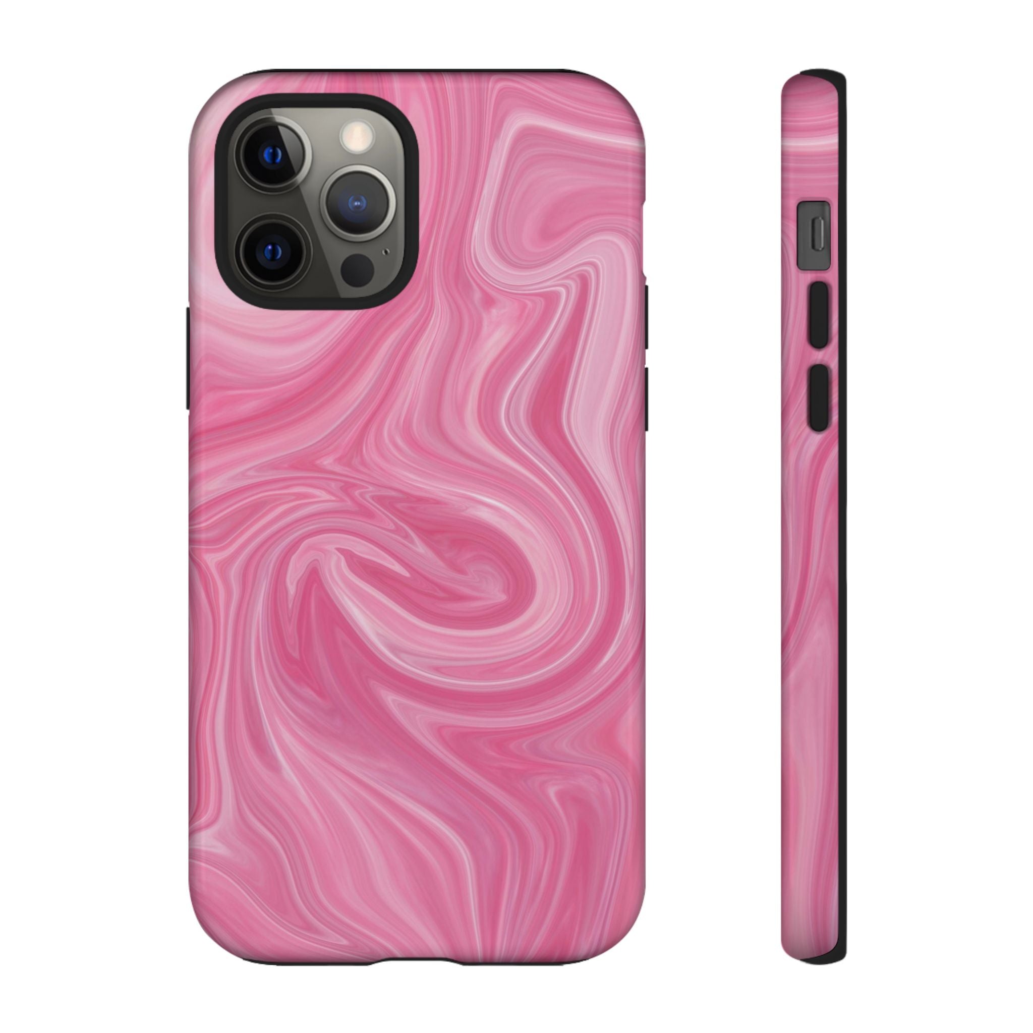 Pink Blush Marble - Tough Guard Apple iPhone Case