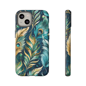 Peacock Feathers - Tough Guard Apple iPhone Case
