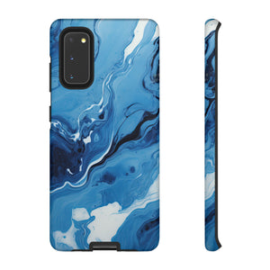 Blue Ocean Wave Marble - Tough Guard Samsung Galaxy Case