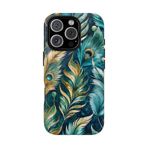 Peacock Feathers - Tough Guard Apple iPhone Case