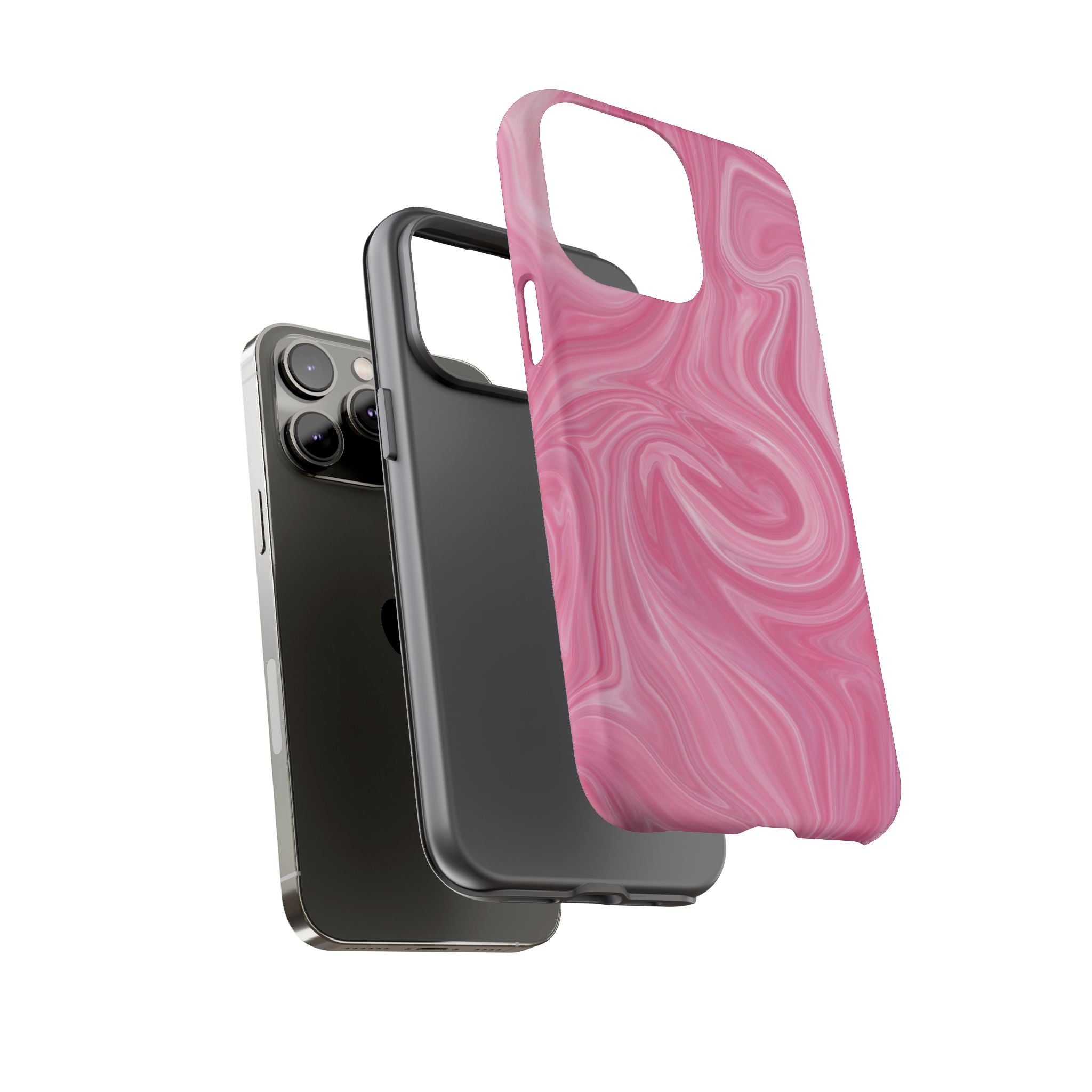 Pink Blush Marble - Tough Guard Apple iPhone Case