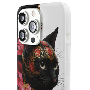 Yin & Yang Mystic Cat - Flexi Case Apple iPhone Case