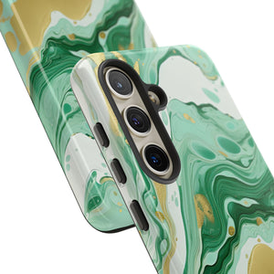 Emerald Gold Marble - Tough Guard Samsung Galaxy Case