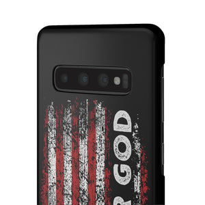 One Nation Under God American Flag - Snap Case Samsung Galaxy Case