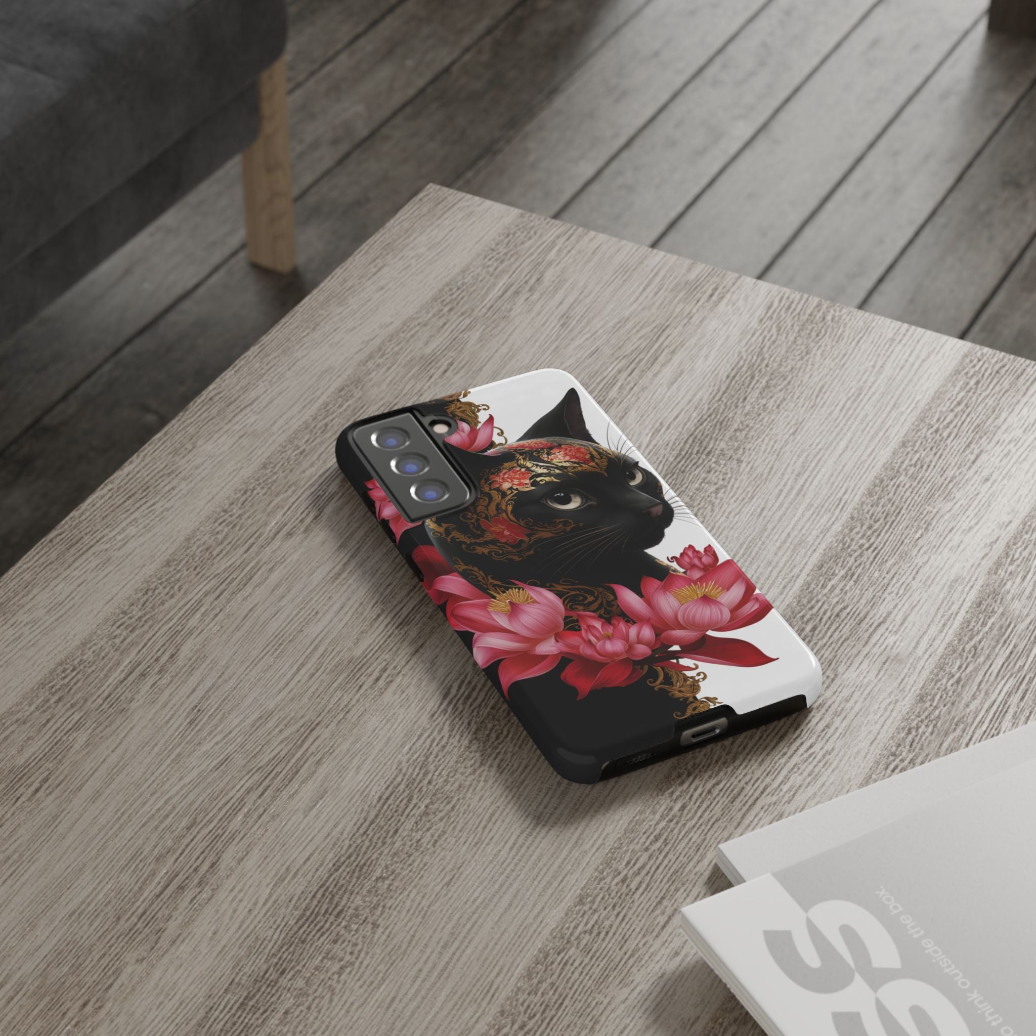 Yin & Yang Mystic Cat - Tough Guard Samsung Galaxy Case