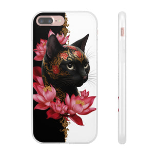Yin & Yang Mystic Cat - Flexi Case Apple iPhone Case