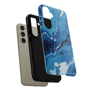 Blue Ocean Wave Marble - Tough Guard Samsung Galaxy Case