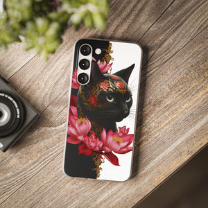 Yin & Yang Mystic Cat - Flexi Case Samsung Galaxy Case