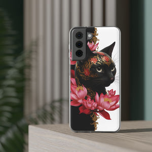 Yin & Yang Mystic Cat - Flexi Case Samsung Galaxy Case