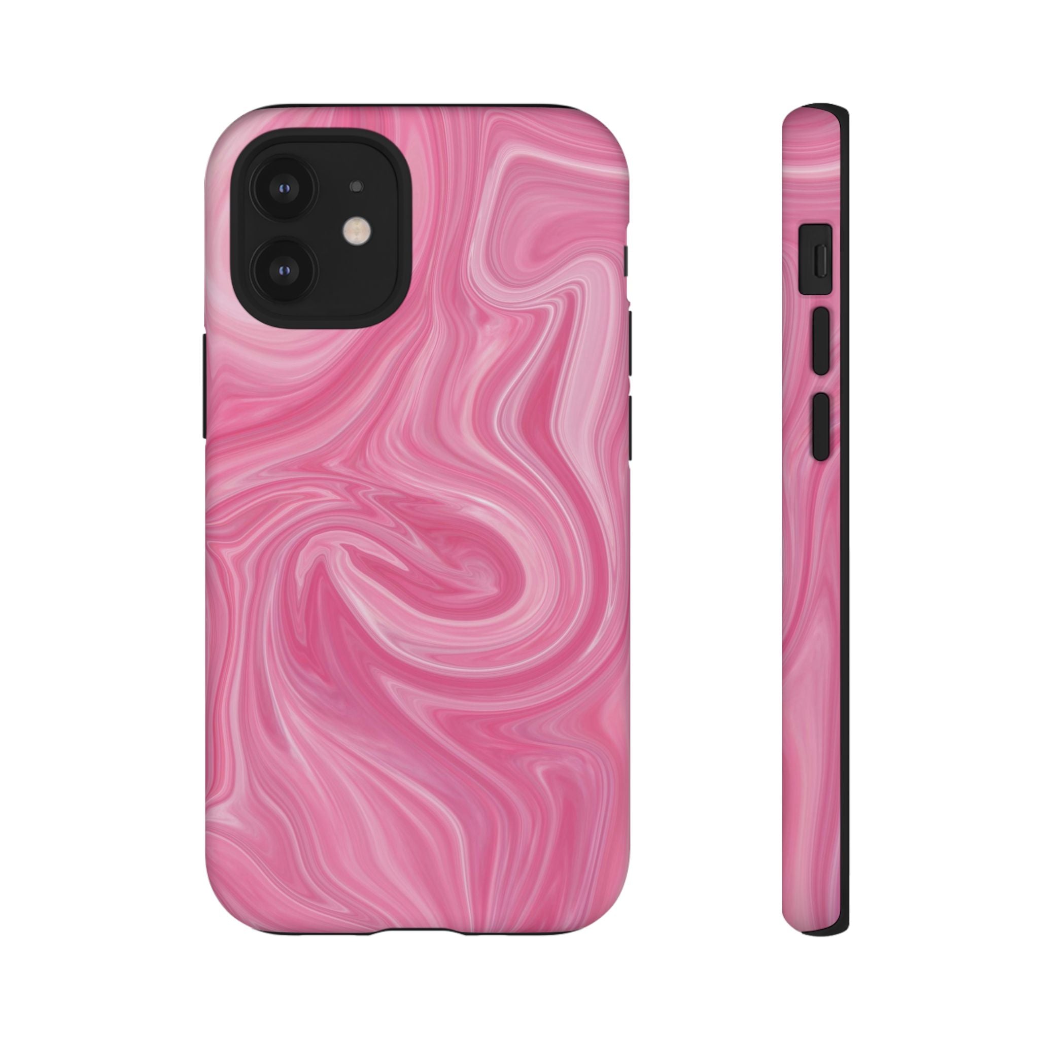 Pink Blush Marble - Tough Guard Apple iPhone Case