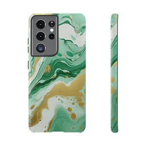 Emerald Gold Marble - Tough Guard Samsung Galaxy Case