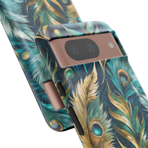 Peacock Feathers - Tough Guard Google Pixel Case