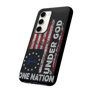 One Nation Under God American Flag - Tough Guard Samsung Galaxy Case