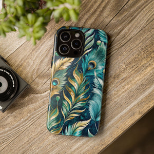 Peacock Feathers - Tough Guard Apple iPhone Case