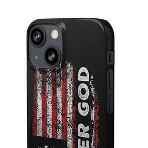 One Nation Under God American Flag - Snap Case Apple iPhone Case