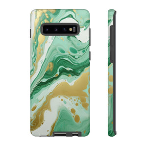 Emerald Gold Marble - Tough Guard Samsung Galaxy Case
