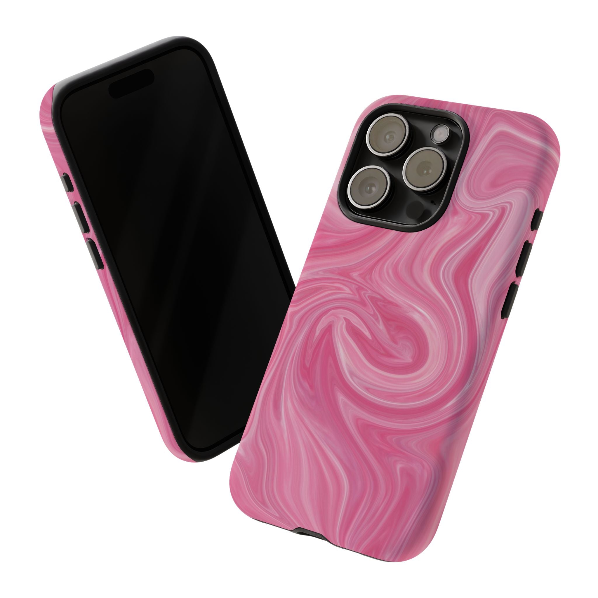 Pink Blush Marble - Tough Guard Apple iPhone Case