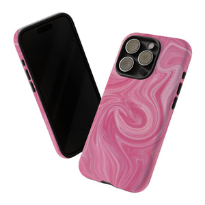 Pink Blush Marble - Tough Guard Apple iPhone Case