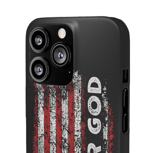 One Nation Under God American Flag - Snap Case Apple iPhone Case