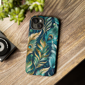 Peacock Feathers - Tough Guard Apple iPhone Case