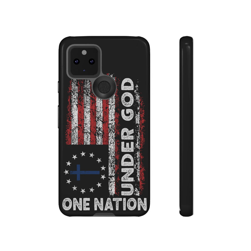 One Nation Under God American Flag - Tough Guard Google Pixel Case
