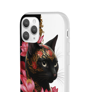 Yin & Yang Mystic Cat - Flexi Case Apple iPhone Case