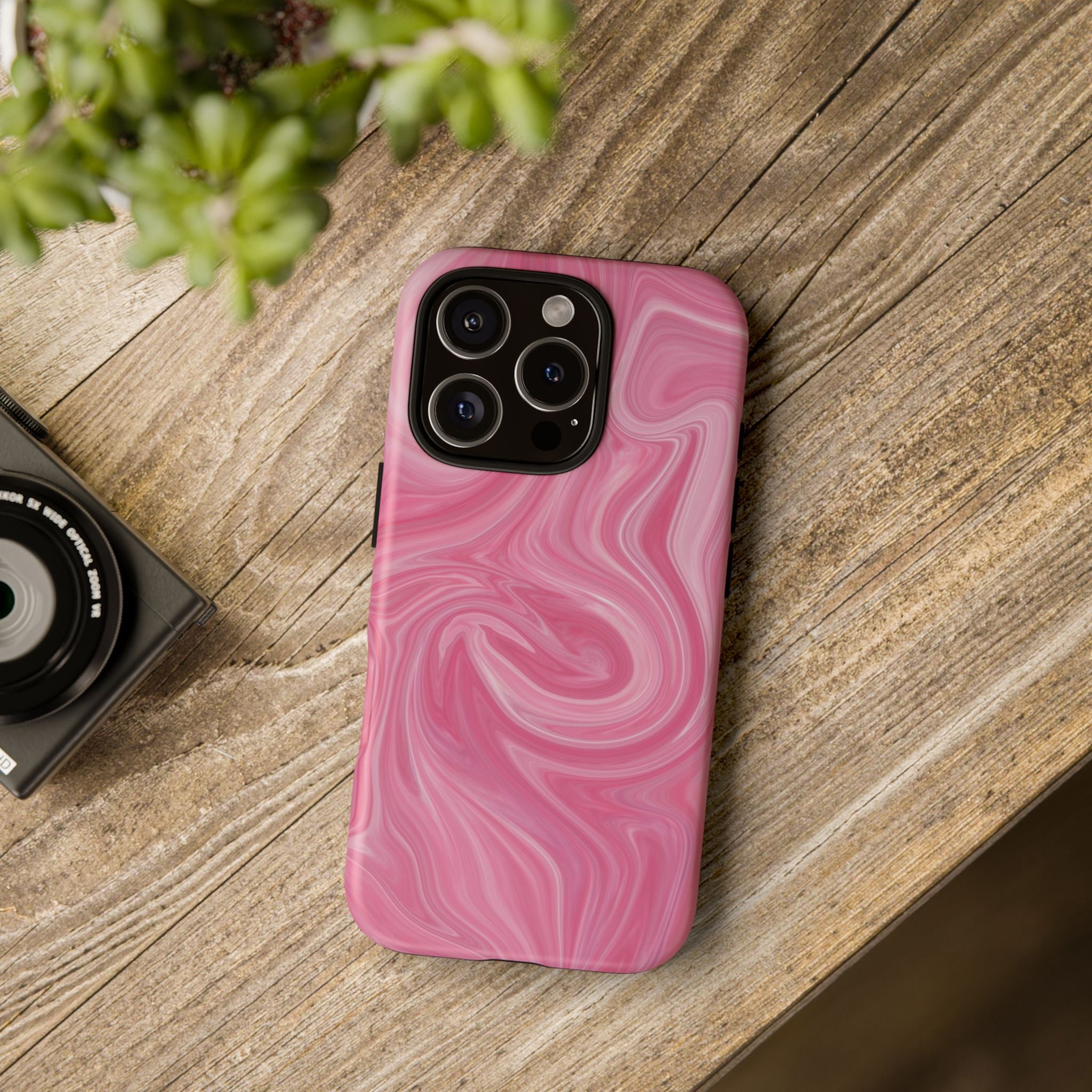 Pink Blush Marble - Tough Guard Apple iPhone Case