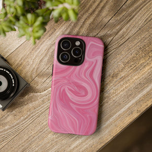 Pink Blush Marble - Tough Guard Apple iPhone Case