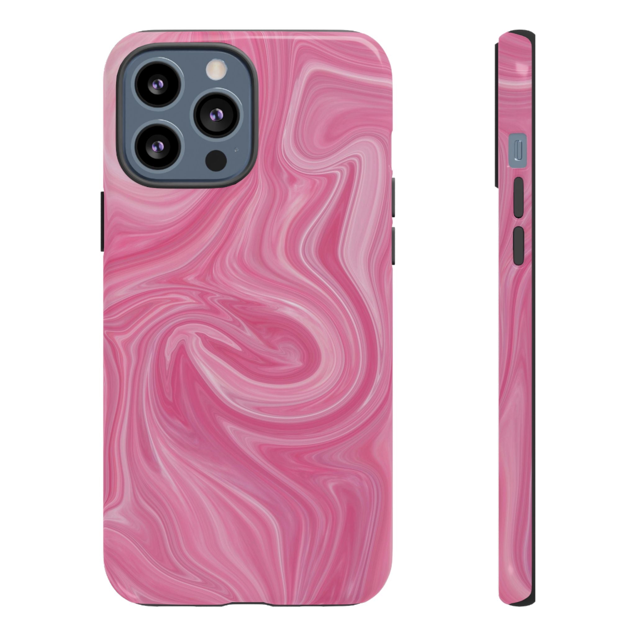 Pink Blush Marble - Tough Guard Apple iPhone Case