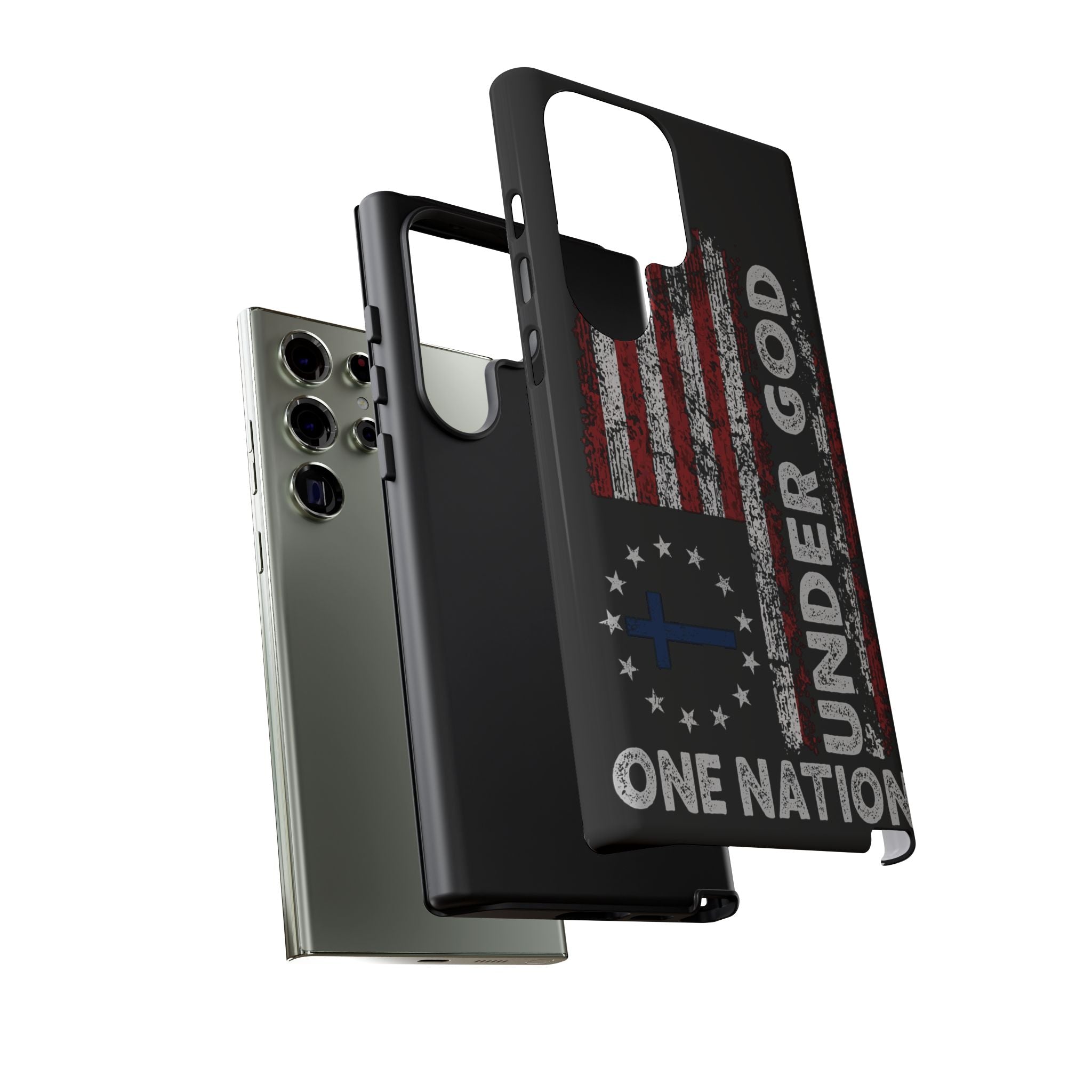One Nation Under God American Flag - Tough Guard Samsung Galaxy Case