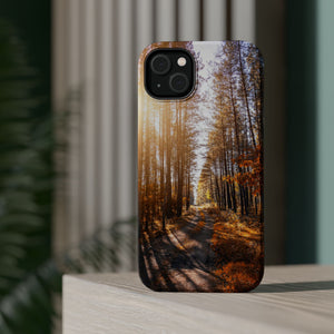 Autumn Forest Way - Magnetic Armor Tough Case Apple iPhone